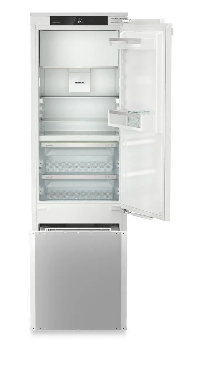 Изображение на продукта, Перспектива: Отпред, отворен, празен, Вграден хладилник с oтделение за съхранение на продукти и BioFresh