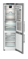 Product image, Perspective: straight open empty, Fridge-freezer with BioFresh Professional and NoFrost, Casing colour: stainless steel, Door colour: stainless steel
