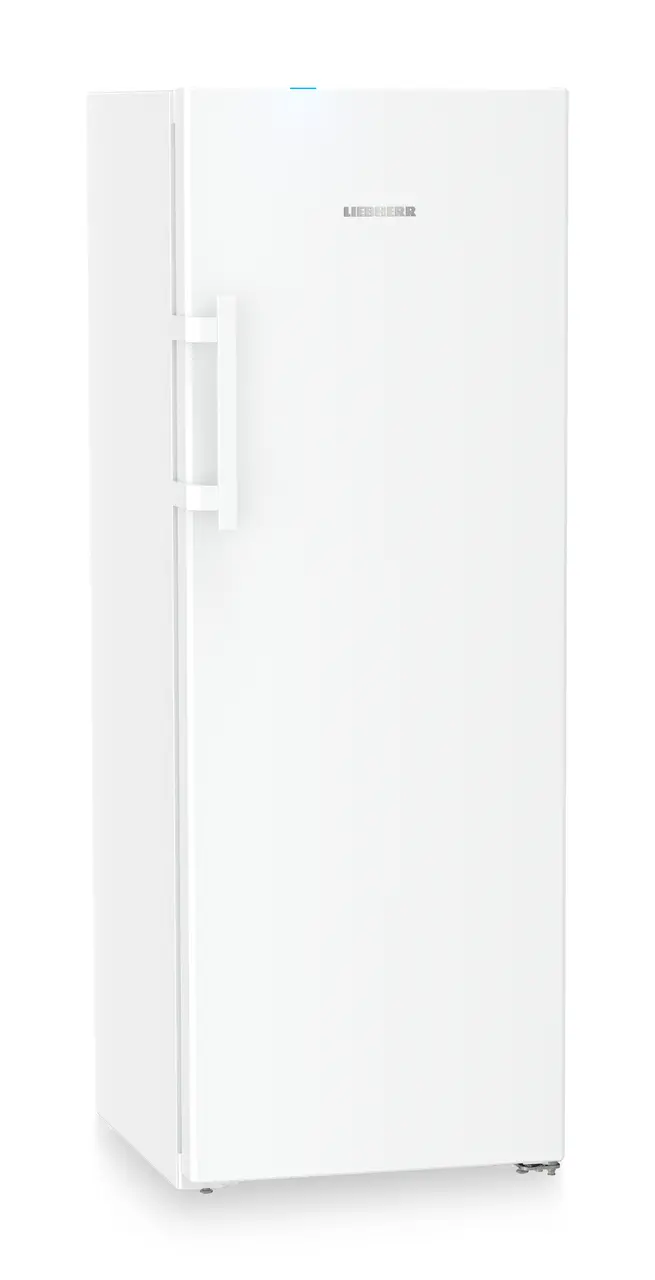 Produkt-Bild, Perspektive: schräg geschlossen, Standgefrierschrank mit NoFrost und EasyTwist-Ice, Gehäusefarbe: Weiß, Türfarbe: Weiß