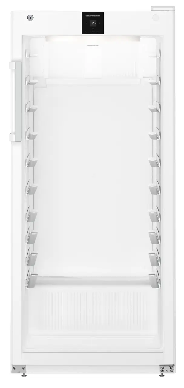 Изображение на продукта, Перспектива: Отпред, затворен, празен, Хладилник по стандарта за хлебопекарни с динамично охлаждане, Цвят на корпуса: бял, Цвят на вратата: бял