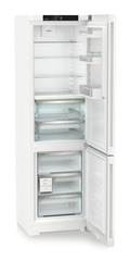 Product image, Perspective: oblique open empty, Fridge-freezer with BioFresh and NoFrost, Casing colour: white, Door colour: white