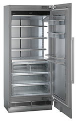 Product image, Perspective: oblique open empty, Refrigerator with BioFresh for integrated use