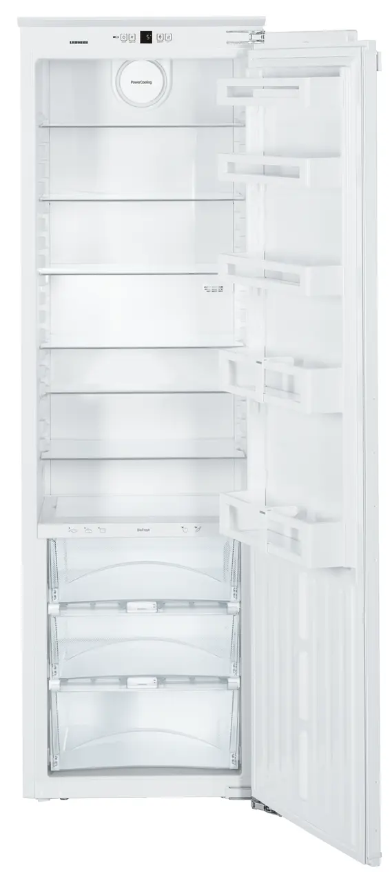 Product image, Perspective: straight open empty, Refrigerator with BioFresh for integrated use