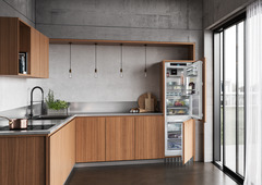 Product image, Perspective: milieu, Integratable fridge-freezer with BioFresh Professional and NoFrost