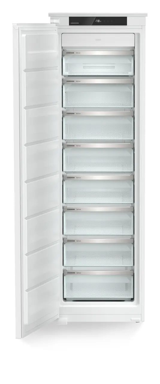 Product image, Perspective: straight open empty, Freezer for integrated use with NoFrost
