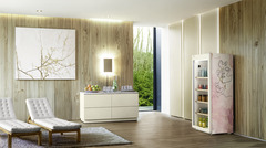 Produkt-Bild, Perspektive: Milieu, Kühlgerät mit Umluftkühlung