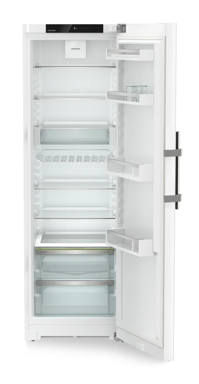 Изображение продукции, Перспектива: Прямо, с открытой дверцей, без продуктов, Холодильный шкаф с EasyFresh, Цвет корпуса: белый, Цвет дверцы: белый