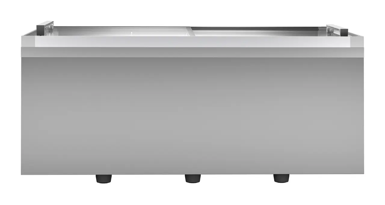 Image de produit, Perspective: Droit fermé vide, Réfrigérateur-coffre et congélateur-coffre de supermarché, Couleur de l’habillage: blanc