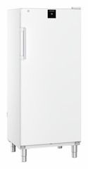Obrázek výrobku, Perspektiva: Zešikma zavřený prázdný, Volne stojící mraznicka s NoFrost, Barva skříně: bílá, Barva dveří: bílá