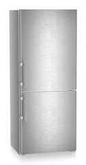 Product image, Perspective: oblique closed, Fridge-freezer with BioFresh and NoFrost, Casing colour: silver, Door colour: stainless steel