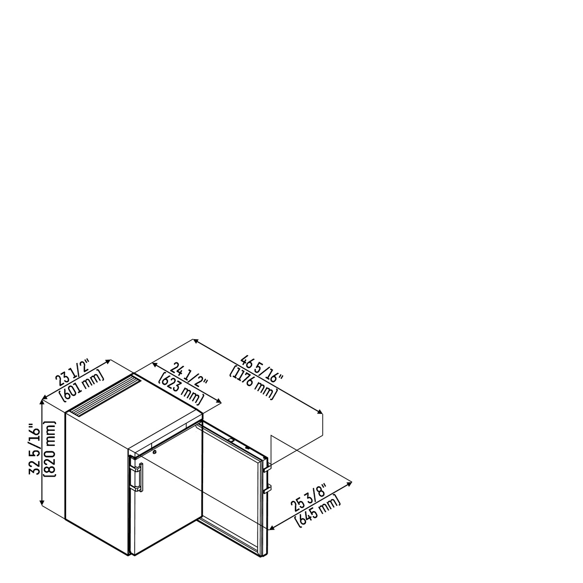 LFBFS05W1HC General Purpose Laboratory Freezer - Liebherr