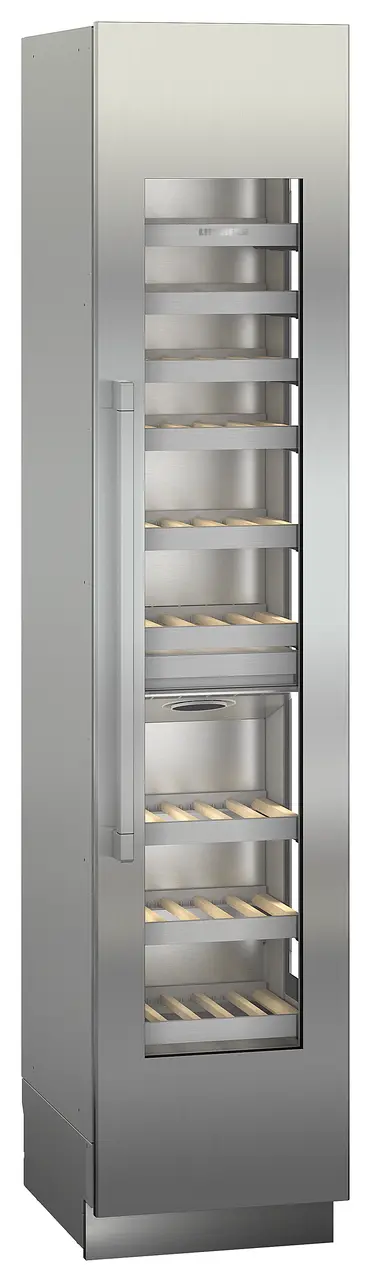 Product image, Perspective: oblique closed, Built-in multi-temperature wine cabinet, Casing colour: grey