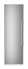 Product image, Perspective: straight closed, Freestanding freezer with NoFrost and EasyTwist-Ice, Casing colour: silver, Door colour: stainless steel