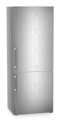 Product image, Perspective: oblique closed, Fridge-freezer with BioFresh Professional and NoFrost, Casing colour: silver, Door colour: stainless steel