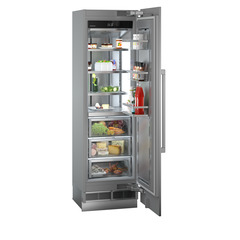 Product image, Perspective: oblique open decorated, Refrigerator with BioFresh for integrated use, Casing colour: grey