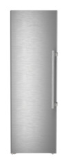 Product image, Perspective: straight closed, Freestanding freezer with NoFrost and IceTower, Casing colour: stainless steel, Door colour: stainless steel