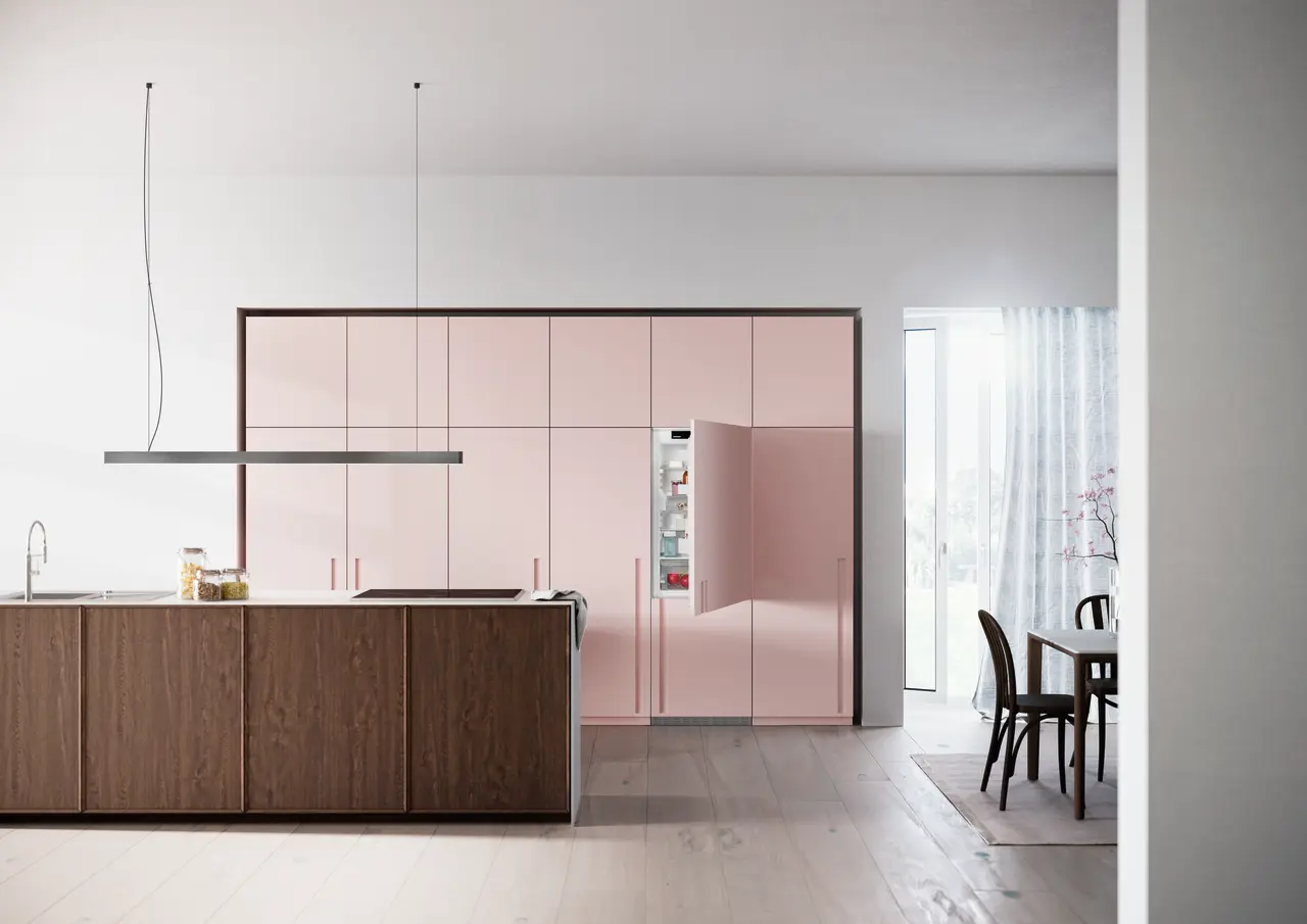 Produkt-Bild, Perspektive: Milieu, Integrierbare Kühl-Gefrierkombination mit EasyFresh und NoFrost