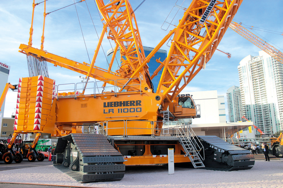 クローラークレーン LR11000 - Liebherr