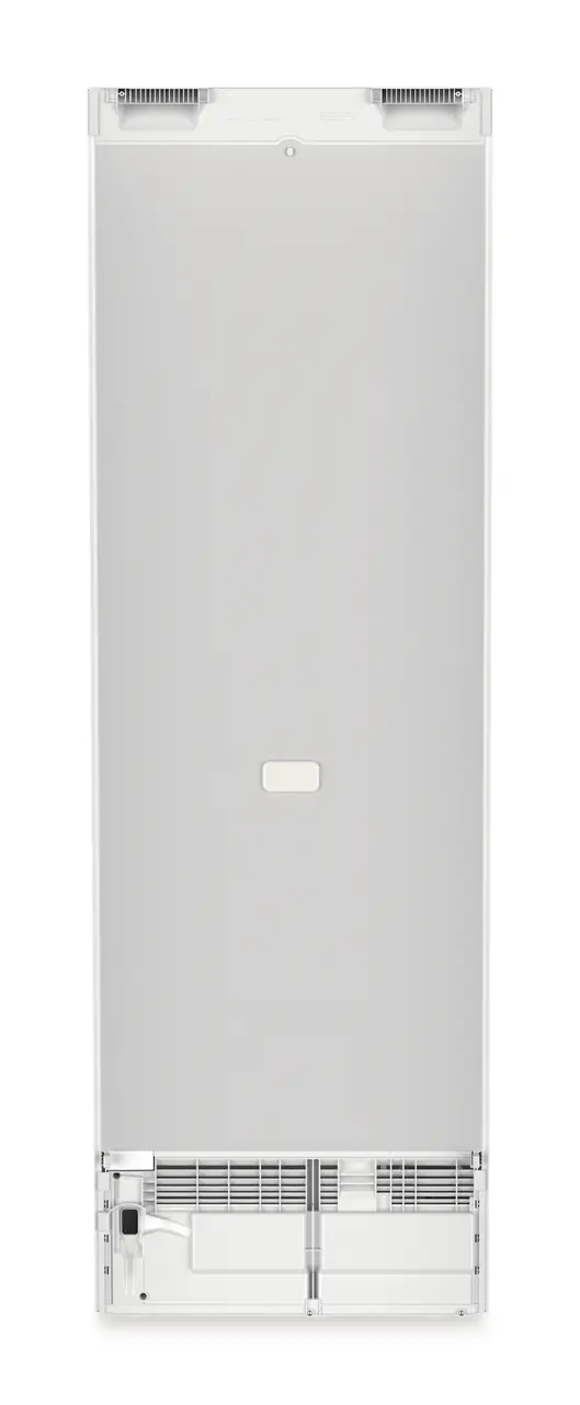 Product image, Perspective: back side, Combined fridge-freezers with EasyFresh and NoFrost, Casing colour: white, Door colour: white