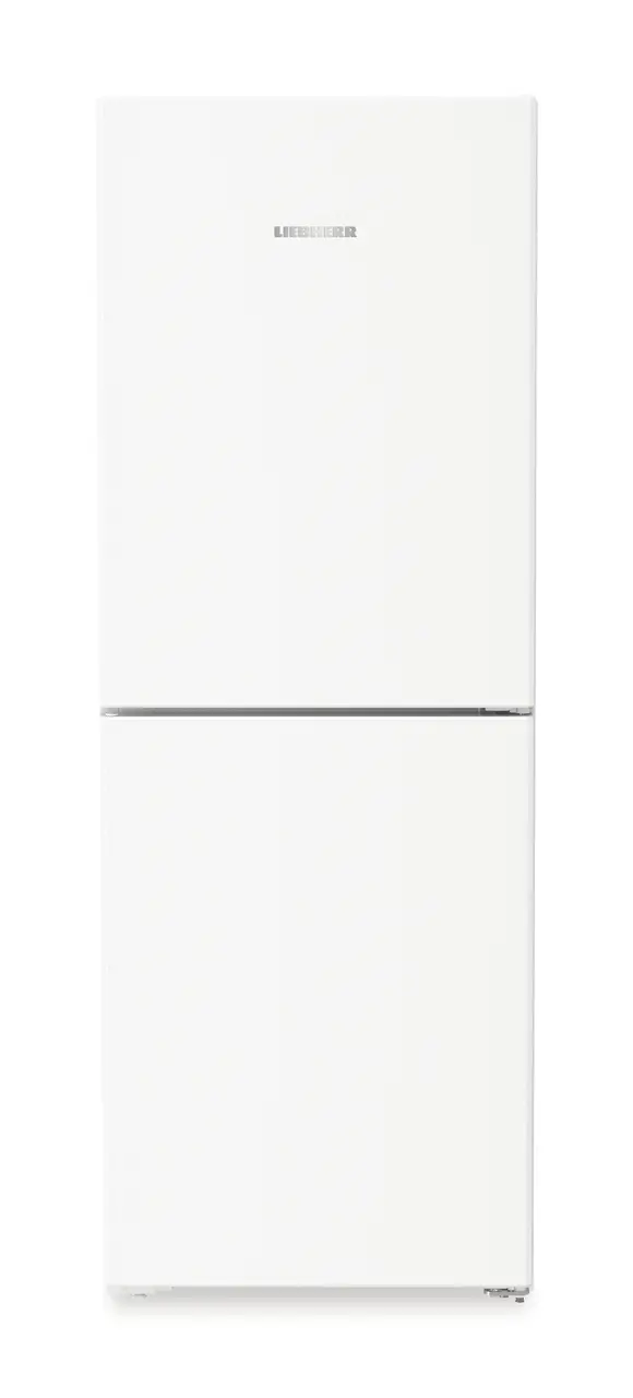 Product image, Perspective: straight closed, Combined fridge-freezers with EasyFresh and NoFrost, Casing colour: white, Door colour: white