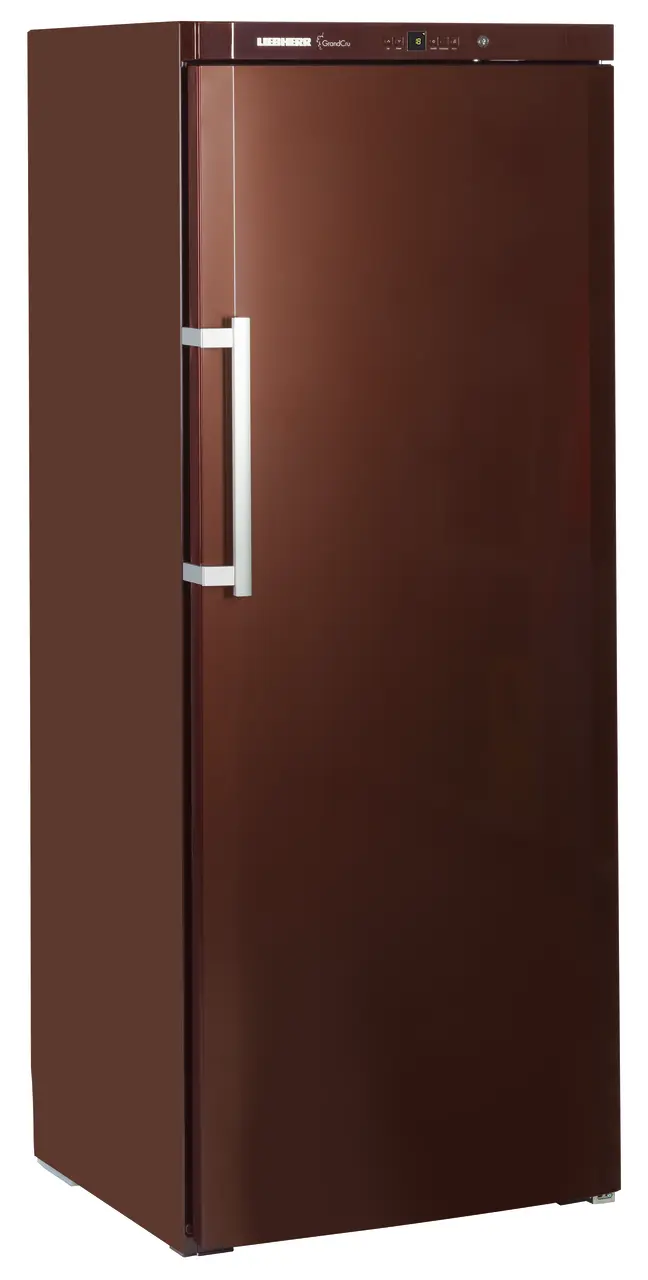 Product image, Perspective: special form, Wine storage cabinet, Casing colour: terra, Door colour: terra