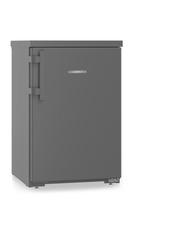 Product image, Perspective: oblique closed empty, Table top refrigerator, Casing colour: DarkGrey, Door colour: DarkGrey