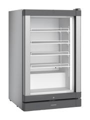 Product image, Perspective: oblique closed empty, Counter top freezer with static cooling, Casing colour: silver