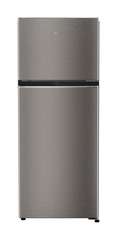 Product image, Perspective: straight closed, Fridge-freezer with NoFrost, Casing colour: grey, Door colour: Grey Steel