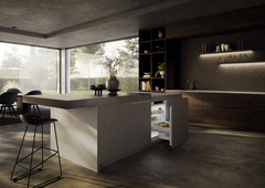 Product image, Perspective: milieu, Refrigerator suitable for undercounter installation