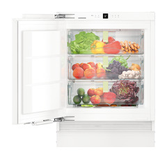 Product image, Perspective: straight open decorated, Under-worktop, full-space BioFresh refrigerator for integrated use
