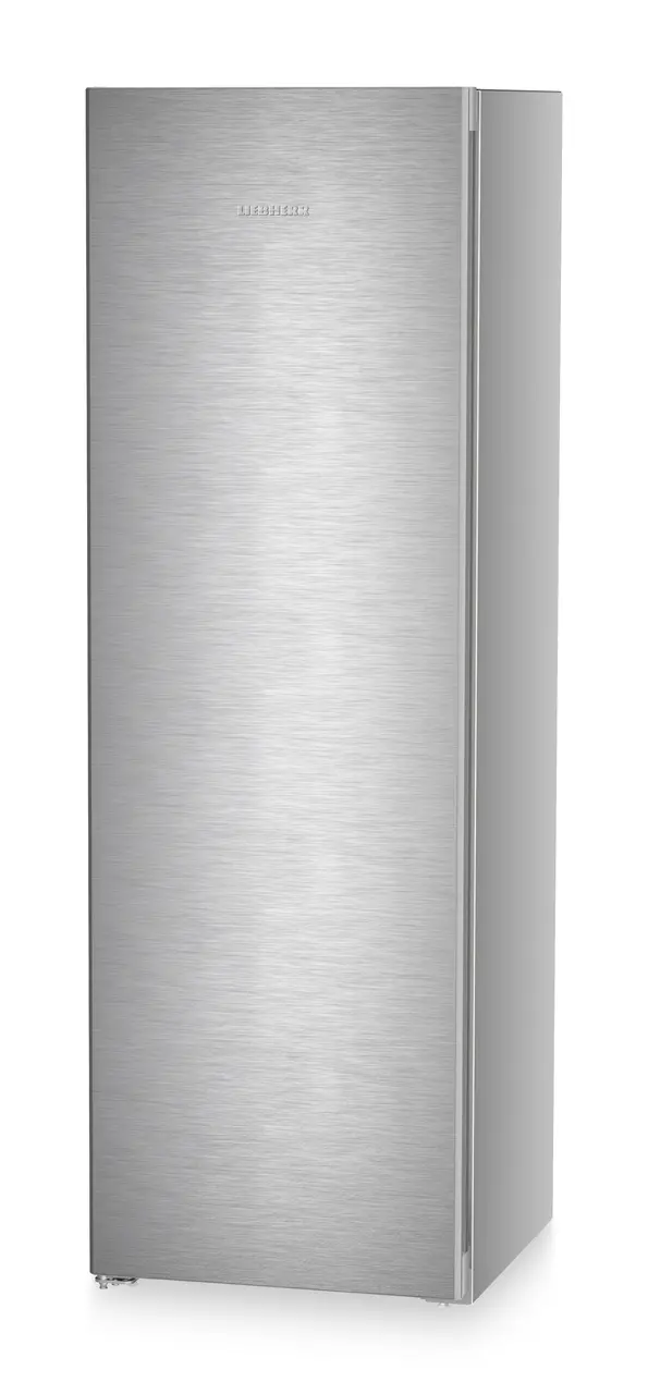 Product image, Perspective: oblique closed, Freestanding freezer with NoFrost, Casing colour: silver, Door colour: stainless steel