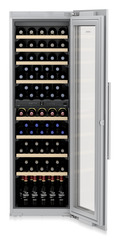 Product image, Perspective: special form, Built-in multi-temperature wine cabinet, Casing colour: silver, Door colour: -
