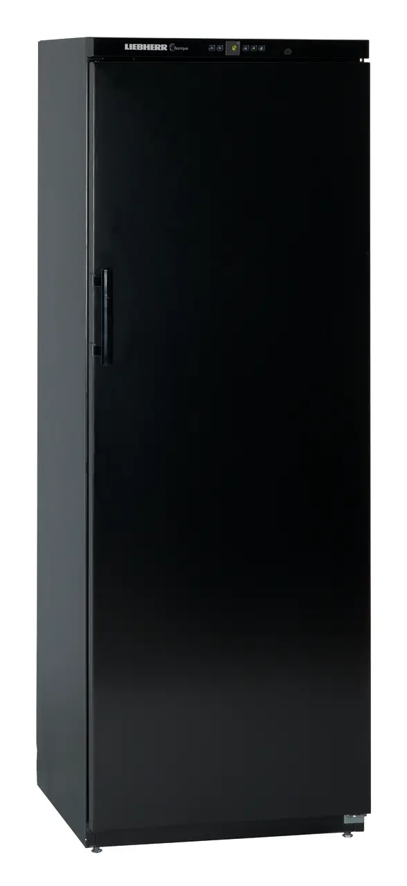 Product image, Perspective: oblique closed, Wine storage cabinet, Casing colour: black, Door colour: black