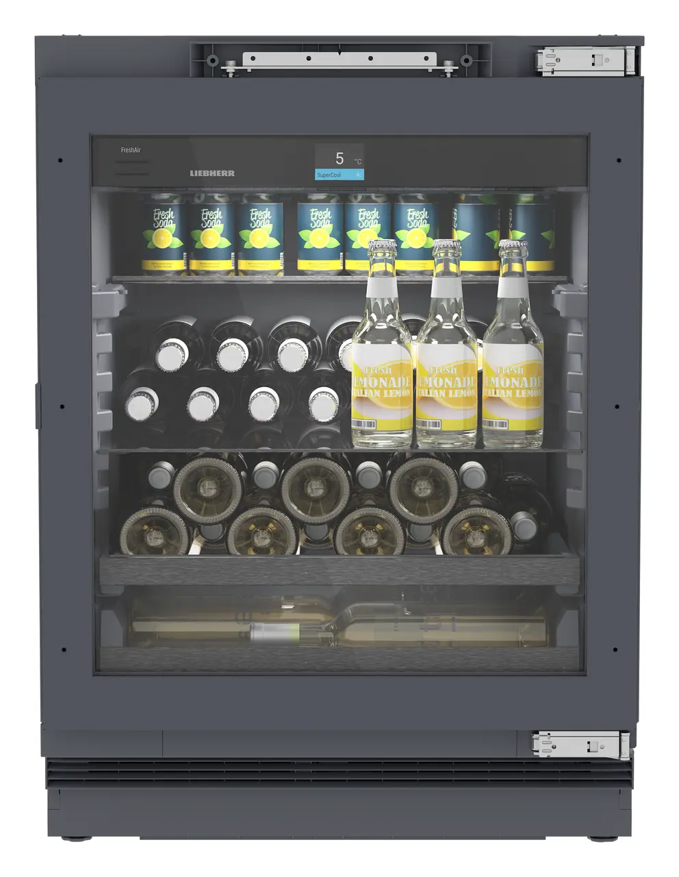 Product image, Perspective: straight closed decorated, Outdoor fridge