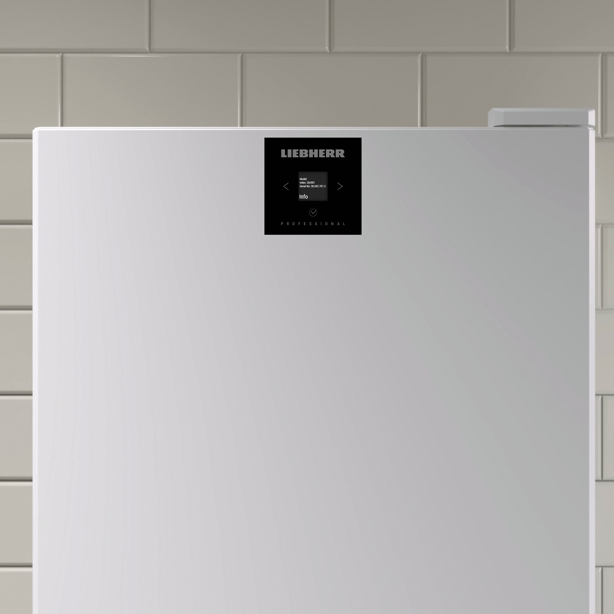 Liebherr FCFCvg 4032 Jól látható készülékinformációk