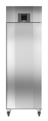 Product image, Perspective: straight closed, Forced-air refrigerator GN 2/1, Casing colour: stainless steel look