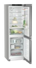 Produktbild, Perspektiv: Vinklad, öppen, fylld, Kyl-fryskombination med BioFresh och NoFrost