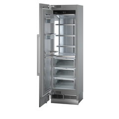 Produkt-Bild, Perspektive: schräg offen leer, Integrierbarer Kühlschrank mit BioFresh, Gehäusefarbe: Grau