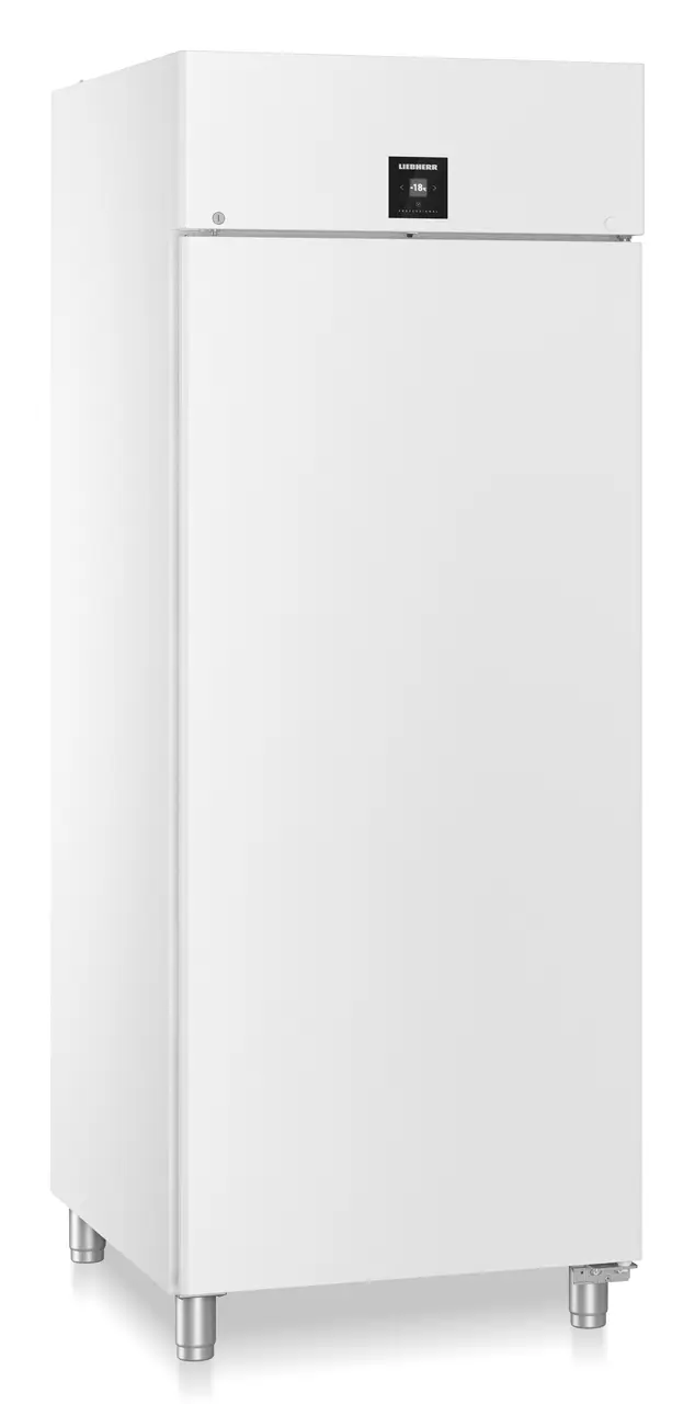 Product image, Perspective: oblique closed empty, Forced-air bakery standard freezer, Casing colour: white, Door colour: white