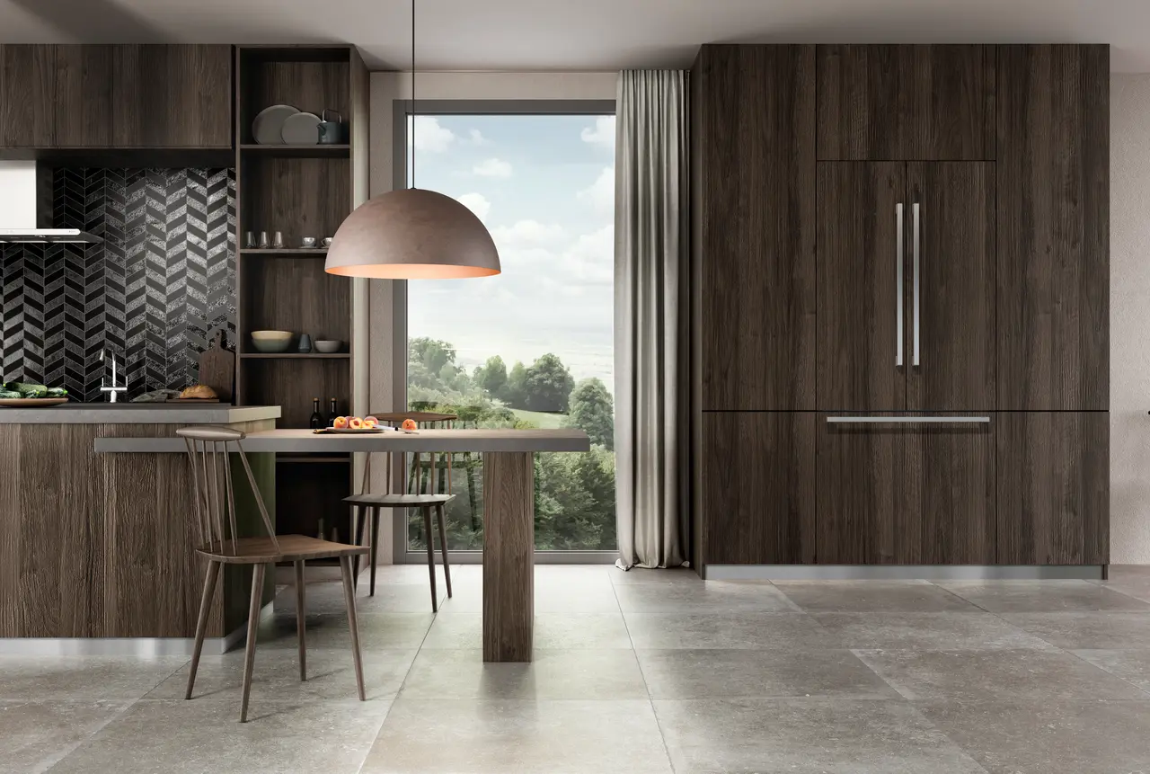 Product image, Perspective: milieu, Combined refrigerator-freezer with BioFresh and NoFrost for integrated use