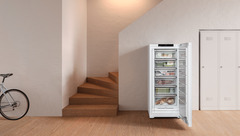 Изображение продукции, Перспектива: Внешние условия, Морозильная камера с системой NoFrost, Цвет корпуса: белый, Цвет дверцы: белый