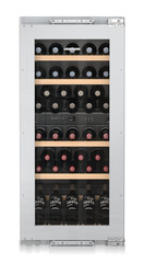 Product image, Perspective: straight closed decorated, Built-in multi-temperature wine cabinet, Casing colour: silver