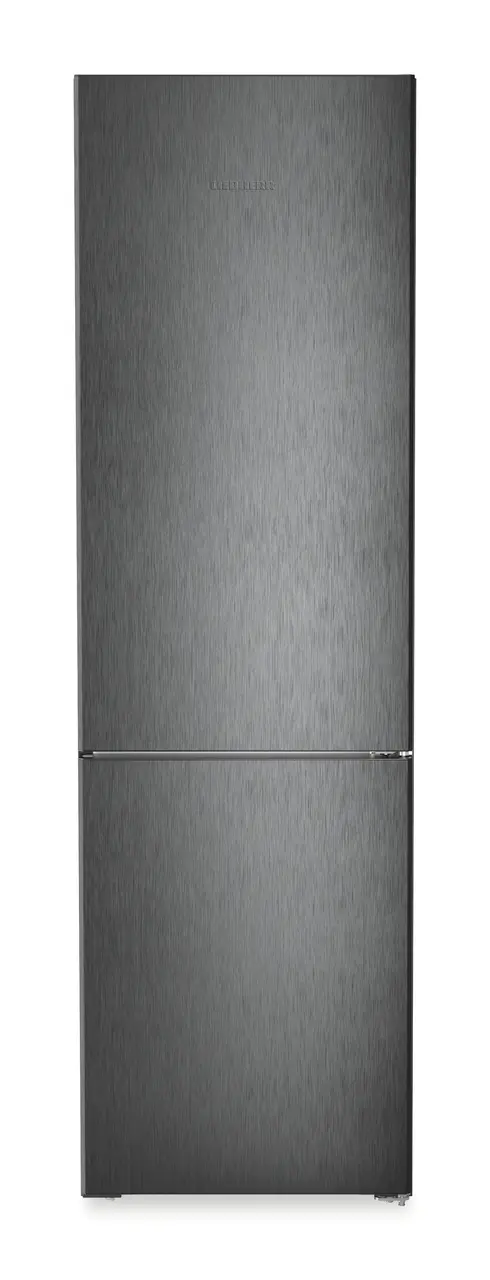 Produkt-Bild, Perspektive: gerade geschlossen, Kühl-Gefrierkombination mit BioFresh und NoFrost, Gehäusefarbe: Schwarz, Türfarbe: BlackSteel