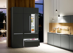 Product image, Perspective: milieu, Combined refrigerator-freezer with BioFresh and NoFrost for integrated use