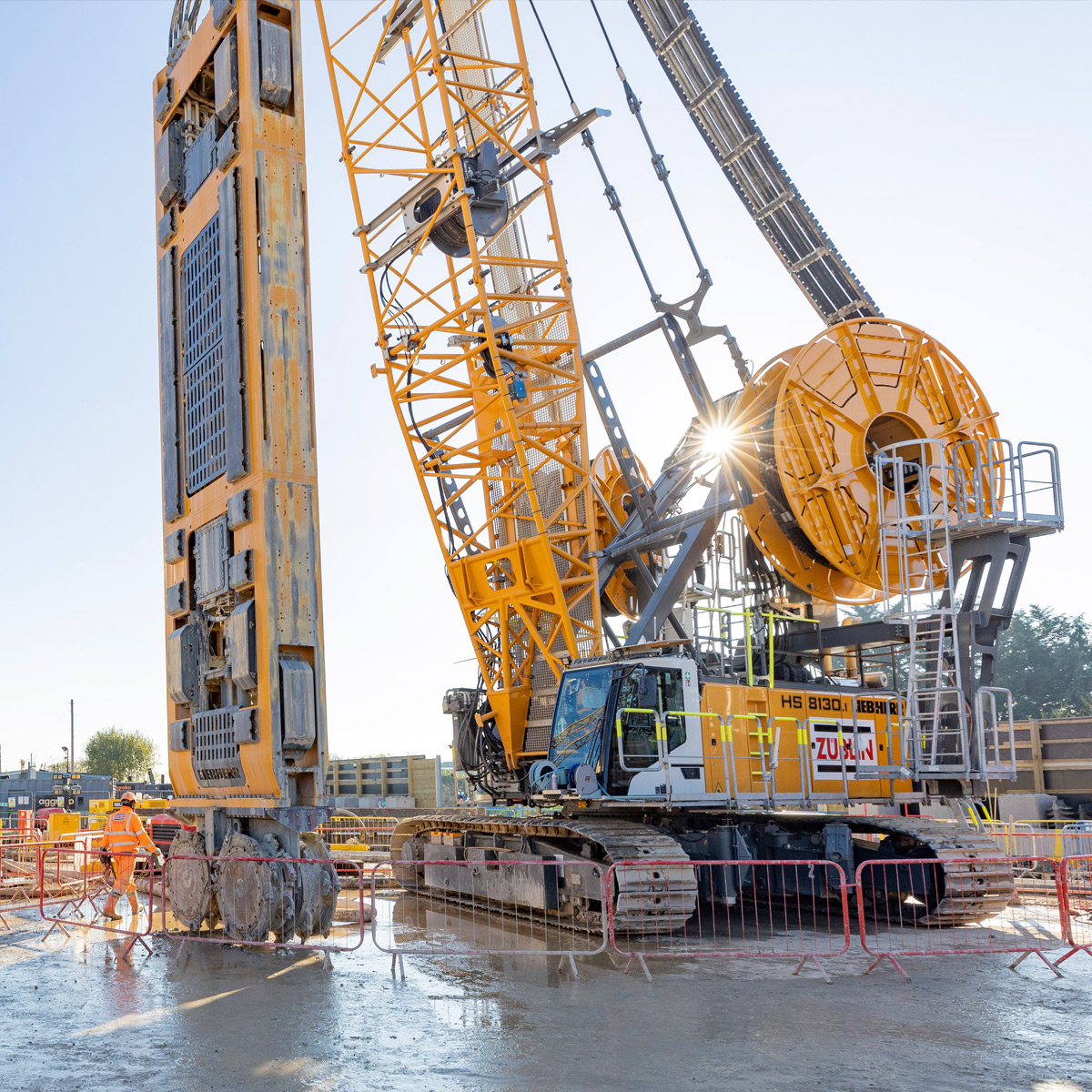 Slurry wall cutter LSC 8-18 | Liebherr deep foundation