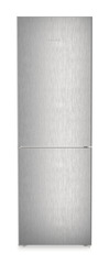 Product image, Perspective: straight closed, Fridge-freezer with BioFresh and NoFrost, Casing colour: silver, Door colour: Steelfinish