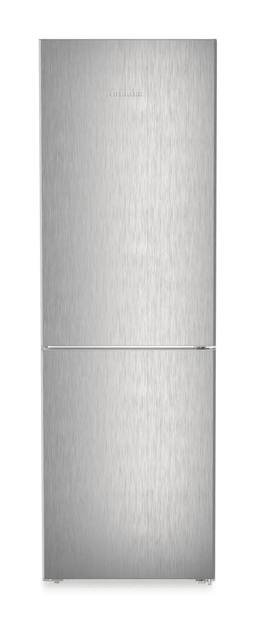 Product image, Perspective: straight closed, Fridge-freezer with BioFresh and NoFrost, Casing colour: silver, Door colour: Steelfinish