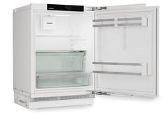 Product image, Perspective: oblique open empty, Fridge suitable for undercounter installation with EasyFresh