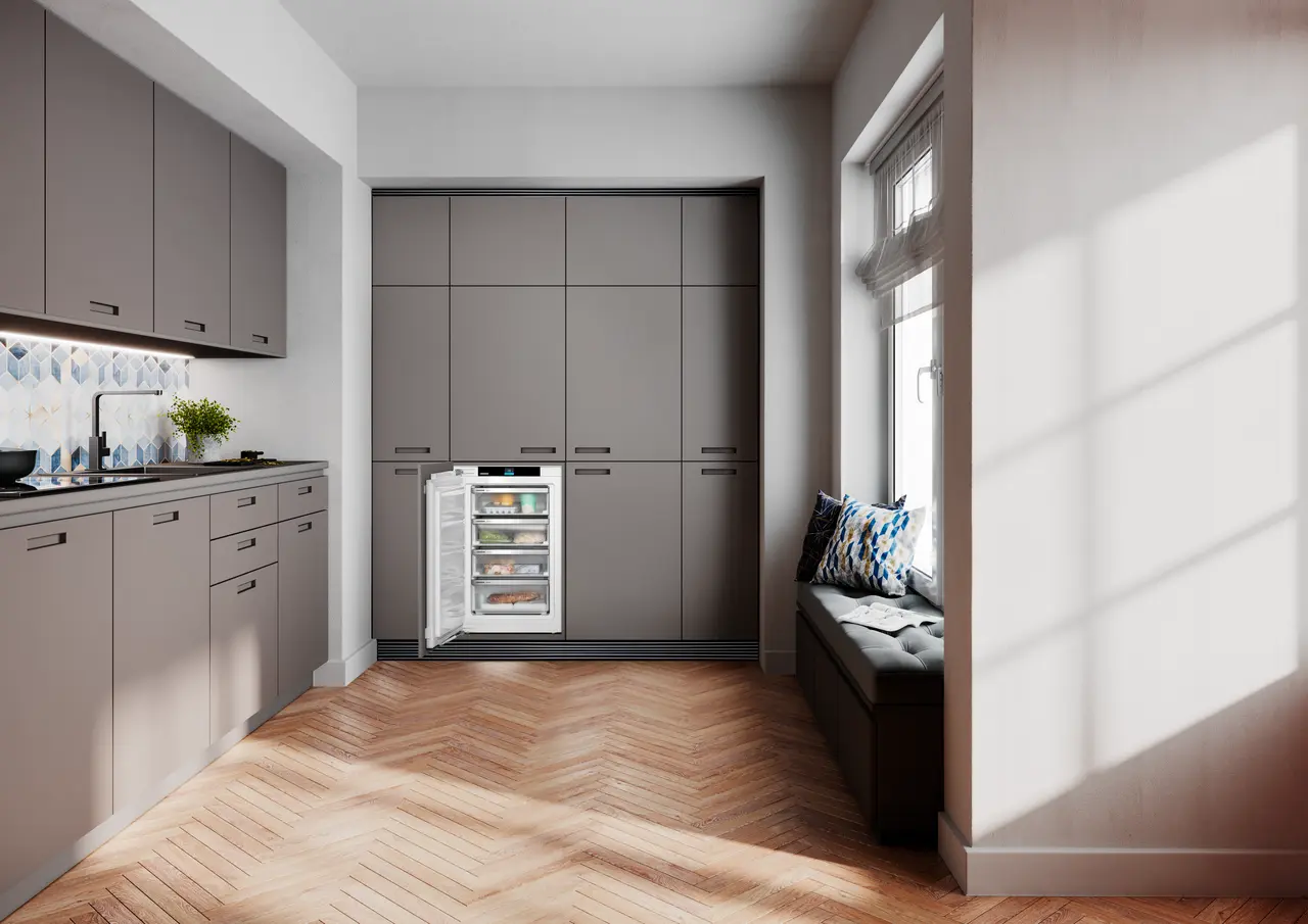 Product image, Perspective: milieu, Freezer for integrated use with NoFrost