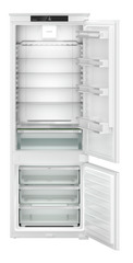 Produkt-Bild, Perspektive: gerade offen leer, Integrierbare Kühl-Gefrierkombination mit EasyFresh und NoFrost